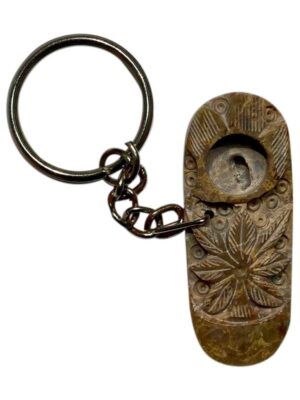 Mramorová dýmka s klíčenkou 5 cm